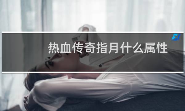 热血传奇指月什么属性