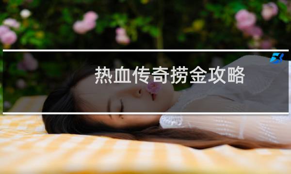 热血传奇捞金攻略