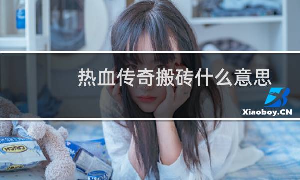 热血传奇搬砖什么意思