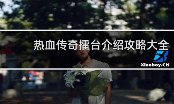 热血传奇擂台介绍攻略大全