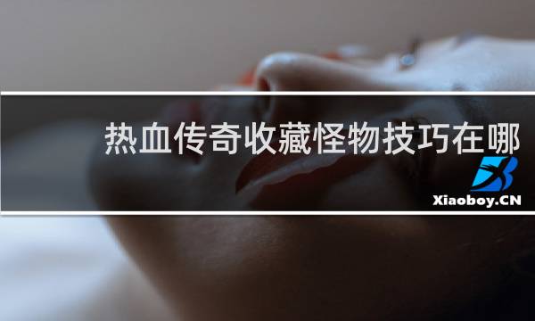 热血传奇收藏怪物技巧在哪