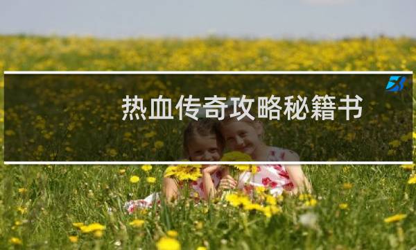 热血传奇攻略秘籍书