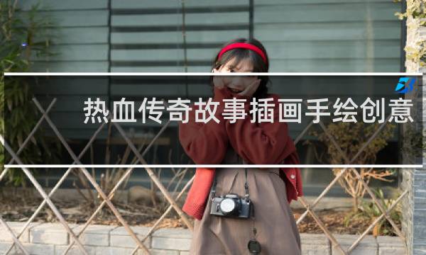 热血传奇故事插画手绘创意
