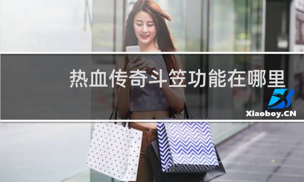 热血传奇斗笠功能在哪里