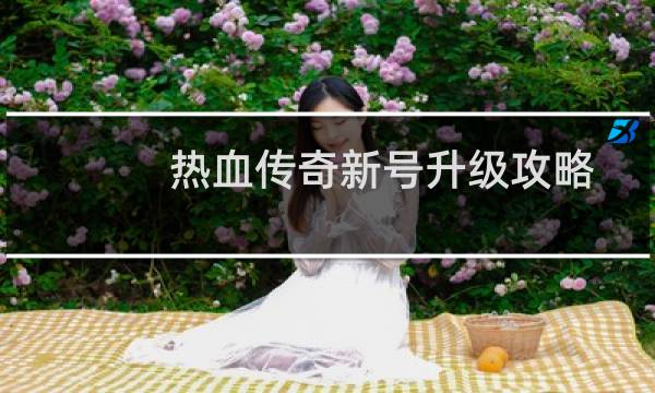 热血传奇新号升级攻略