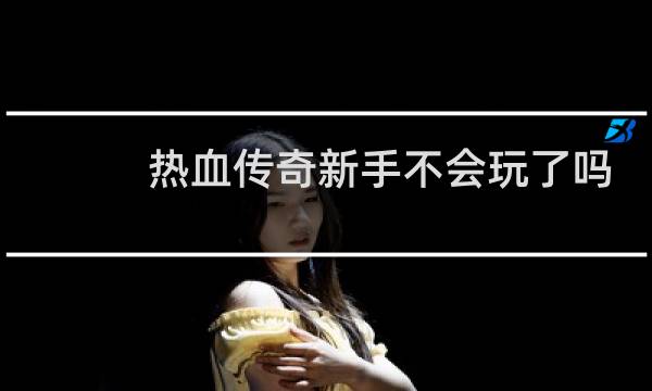 热血传奇新手不会玩了吗