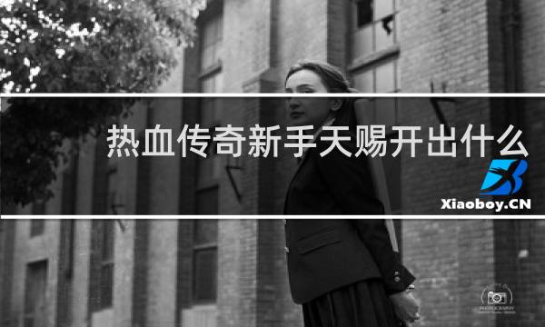 热血传奇新手天赐开出什么