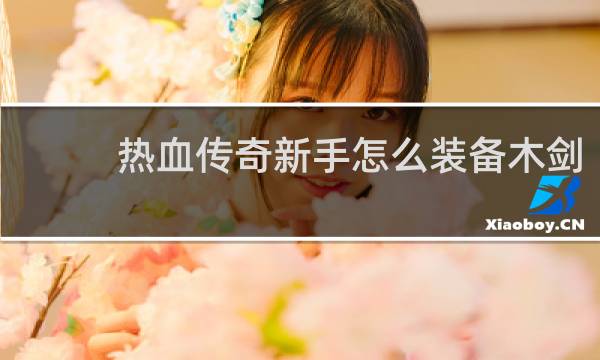 热血传奇新手怎么装备木剑