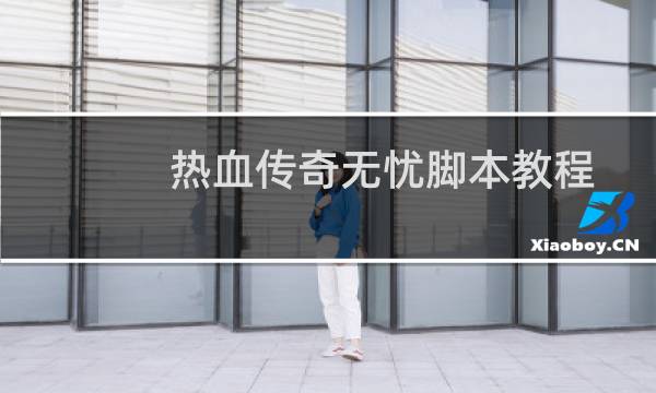 热血传奇无忧脚本教程