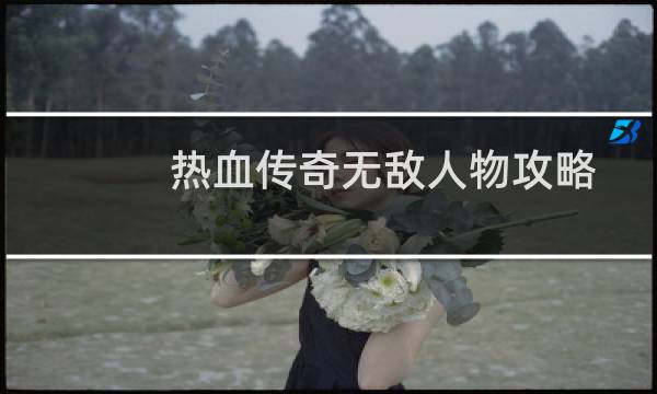 热血传奇无敌人物攻略