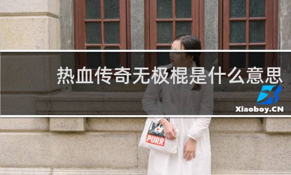 热血传奇无极棍是什么意思