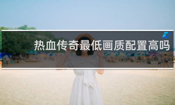 热血传奇最低画质配置高吗