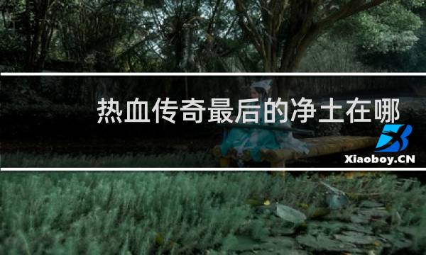 热血传奇最后的净土在哪