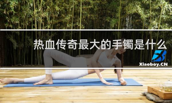 热血传奇最大的手镯是什么