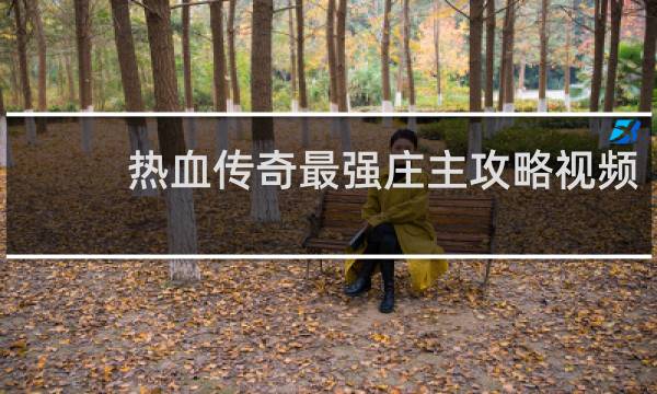 热血传奇最强庄主攻略视频
