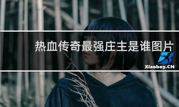 热血传奇最强庄主是谁图片