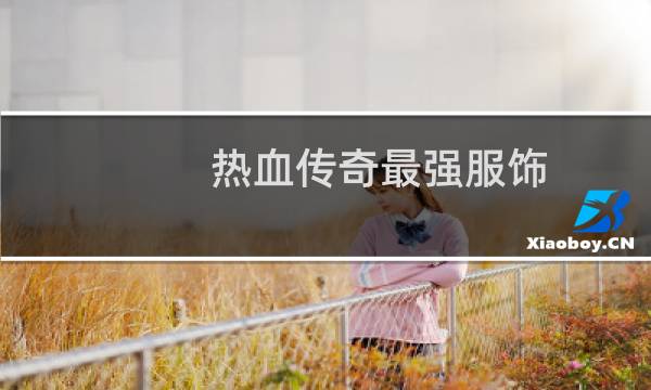 热血传奇最强服饰