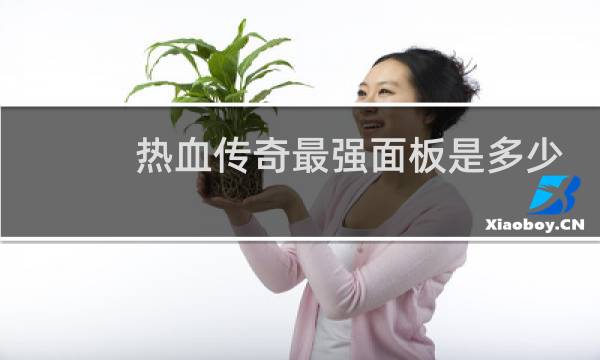 热血传奇最强面板是多少