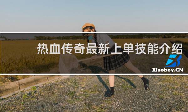 热血传奇最新上单技能介绍