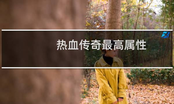 热血传奇最高属性