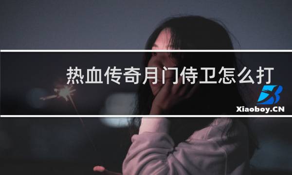 热血传奇月门侍卫怎么打