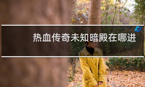 热血传奇未知暗殿在哪进