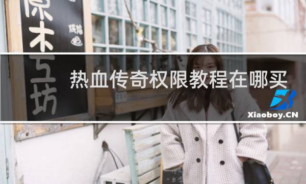 热血传奇权限教程在哪买
