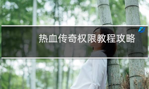 热血传奇权限教程攻略