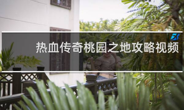 热血传奇桃园之地攻略视频