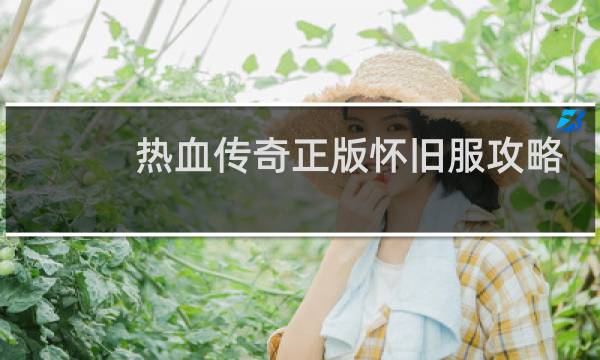 热血传奇正版怀旧服攻略