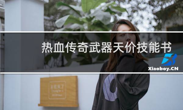 热血传奇武器天价技能书