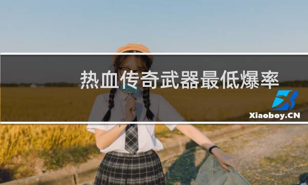 热血传奇武器最低爆率