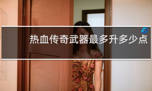 热血传奇武器最多升多少点