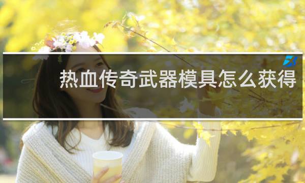 热血传奇武器模具怎么获得