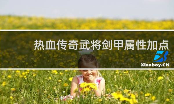 热血传奇武将剑甲属性加点