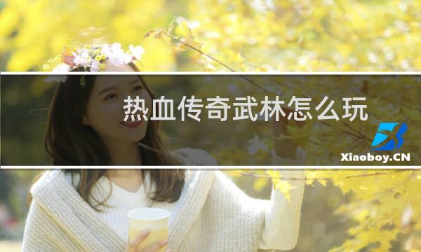 热血传奇武林怎么玩