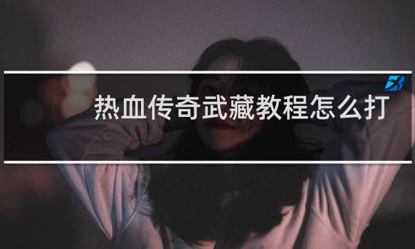 热血传奇武藏教程怎么打