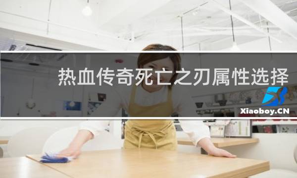 热血传奇死亡之刃属性选择