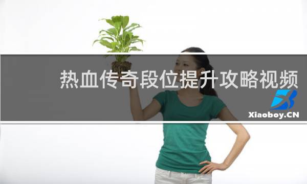 热血传奇段位提升攻略视频