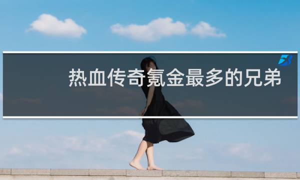 热血传奇氪金最多的兄弟