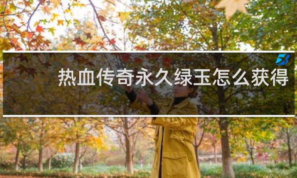 热血传奇永久绿玉怎么获得