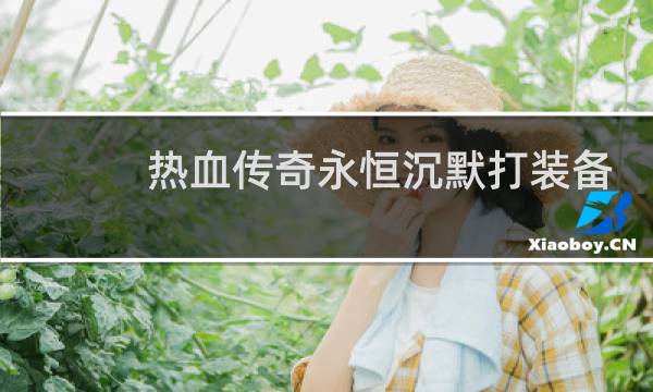 热血传奇永恒沉默打装备