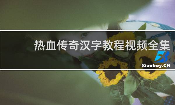 热血传奇汉字教程视频全集