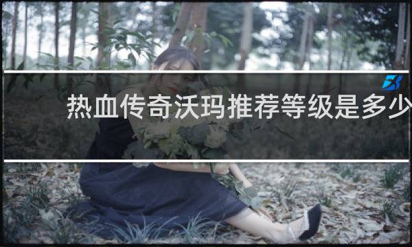 热血传奇沃玛推荐等级是多少