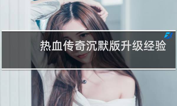 热血传奇沉默版升级经验