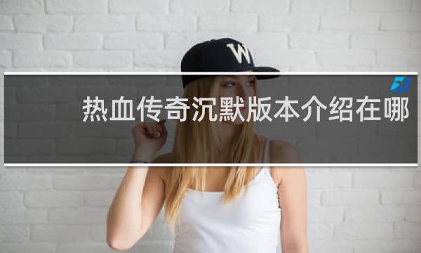 热血传奇沉默版本介绍在哪