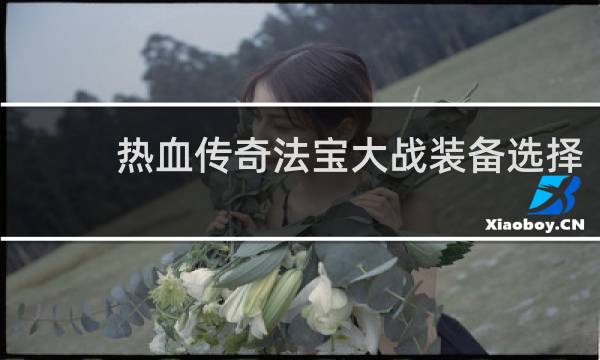 热血传奇法宝大战装备选择