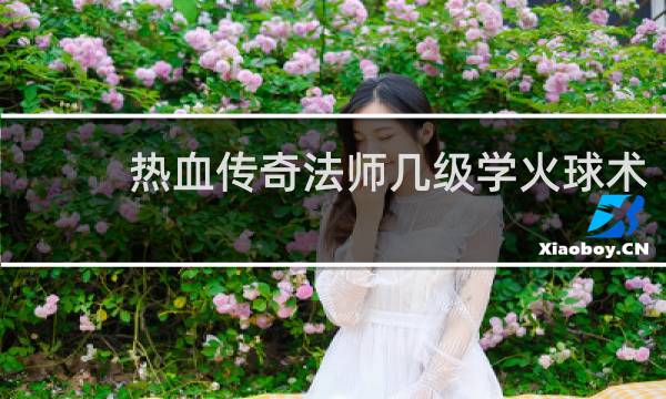 热血传奇法师几级学火球术