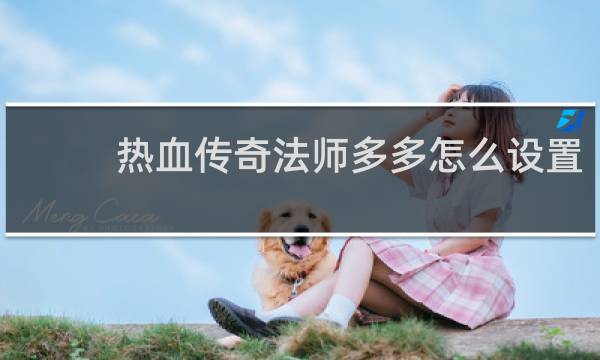 热血传奇法师多多怎么设置