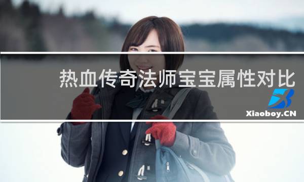 热血传奇法师宝宝属性对比
